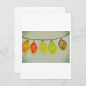 Wenskaart met licht. feestdagenkaart (Voorkant / Achterkant)