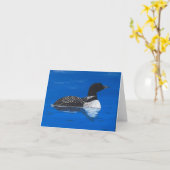 Wenskaart met Loon Kaart (Gele Bloem)