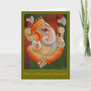 Wenskaart met Lord Ganesha Kaart