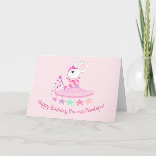 Wenskaart met Mouse Princess design Kaart (Voorkant)