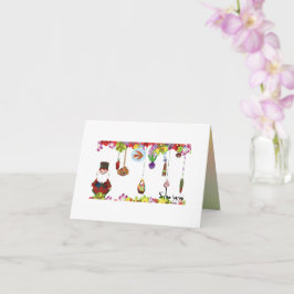 Wenskaart met Nowruz-thema Kaart