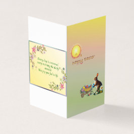 Wenskaart met paasthema kaart