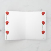 Wenskaart met Poppy Kaart (Binnen)