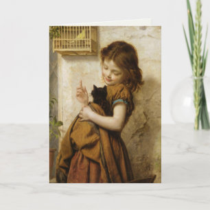 Wenskaart met Sophie G. Anderson Painting Kaart