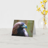 Wenskaart met Steenarend Kaart (Gele Bloem)