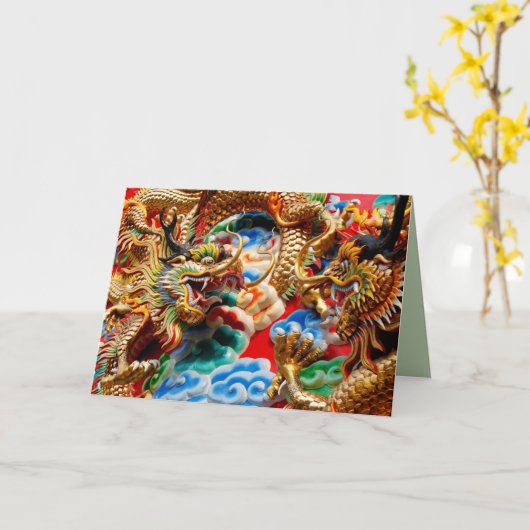 wenskaart met trektempel kaart (Gele Bloem)