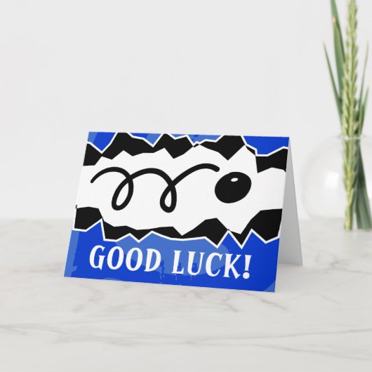 Wenskaart met vierkant uiteinde met aangepaste tek kaart (Voorkant)