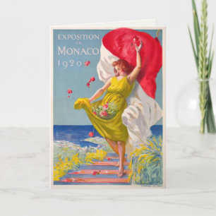 Wenskaart met vintage advertentie Poster Kaart