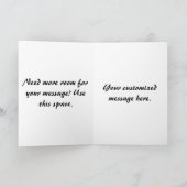 Wenskaart met vuursteentje kaart (Binnen)