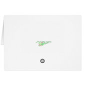 Wenskaart met zwarte lammeren (Achterkant Horizontaal)