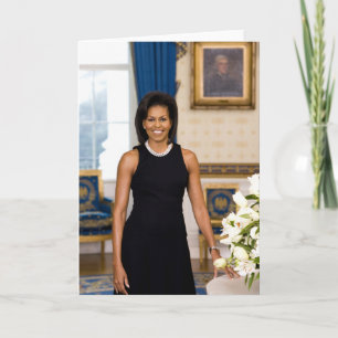 Wenskaart Michelle Obama Kaart