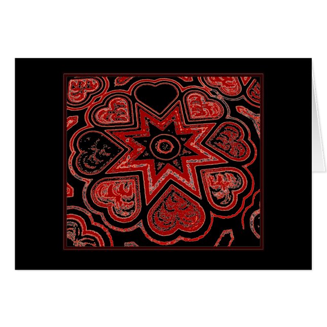 wenskaart "Mijn hart" (Voorkant Horizontaal)