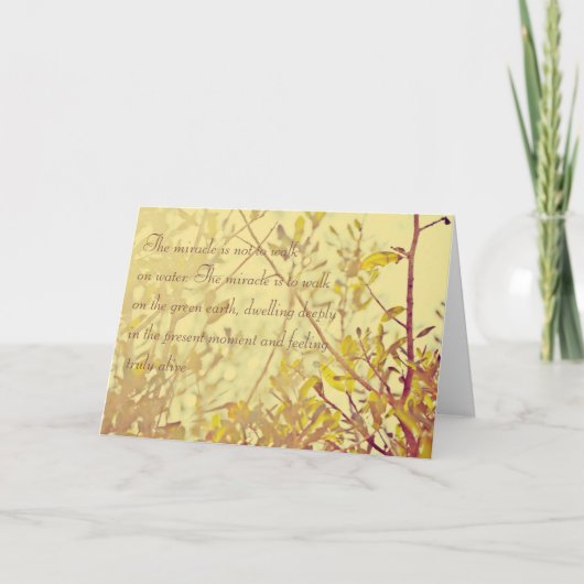 Wenskaart Miracles Kaart (Voorkant)