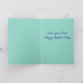 Wenskaart Moederdag beheren Kaart (Binnen)