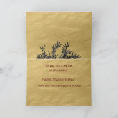 Wenskaart Moederdag Kaart (Binnen)