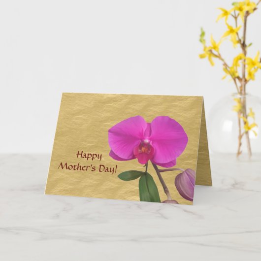 Wenskaart Moederdag Kaart (Gele Bloem)