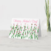 Wenskaart - Moederdag - Verschrikkelijk Tulpen Kaart (Voorkant)