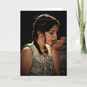 Wenskaart mooie Fairy Tale Kikker Kaart