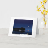 Wenskaart - Moonrise, de Inham van Koks Kaart (Gele Bloem)