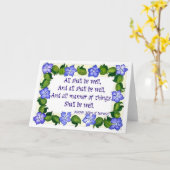 wenskaart 'Mother Julian Quotation' Kaart (Gele Bloem)