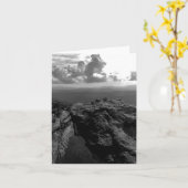 Wenskaart Mountain Peak Natuur Landschapsfoto Kaart (Gele Bloem)