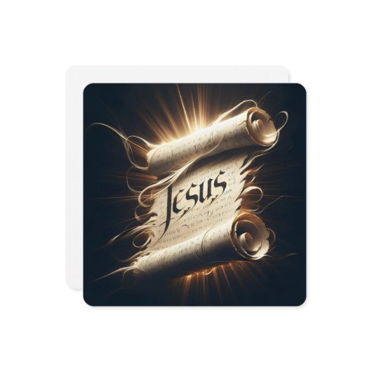 wenskaart "Naam van het heil" Kaart (Voorkant / Achterkant in situ)