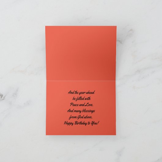 Wenskaart najaar Birthday Kaart (Binnen)