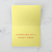 Wenskaart najaar kaart (Binnen)