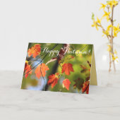 Wenskaart najaar van olievlekken kaart (Gele Bloem)