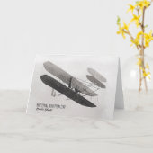  Wenskaart Nationale Luchtvaartdag Kaart (Gele Bloem)