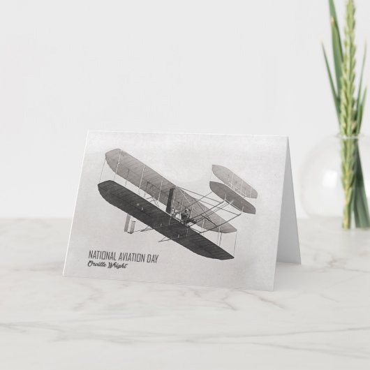  Wenskaart Nationale Luchtvaartdag Kaart (Voorkant)