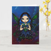 Wenskaart "Nepenthe" Kaart (Gele Bloem)