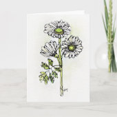 Wenskaart - NGA-Waterverf - Witte dagen Kaart (Voorkant)