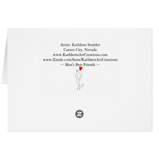 Wenskaart niet kopen (Achterkant Horizontaal)