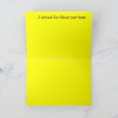 Wenskaart/nieuwe baby kaart (Binnen)