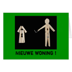 Wenskaart nieuwe woning