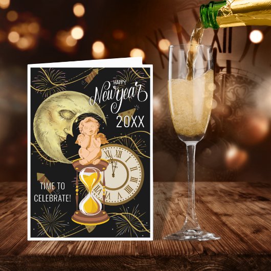  Wenskaart nieuwjaar Feestdagen Kaart