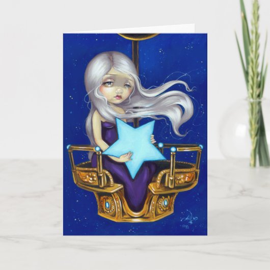 wenskaart "Night Chariot" Kaart (Voorkant)