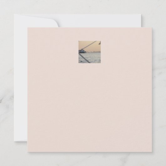 Wenskaart Nile Sunset Flat Kaart (Achterkant)