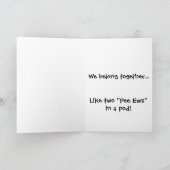 Wenskaart: Noah's Dinghy Kaart (Binnen)