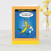 wenskaart "Nummer 2 potlood" Kaart (Gele Bloem)