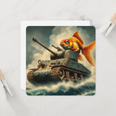 wenskaart "Onverwachte avonturen" Kaart (Voorkant / Achterkant in situ)