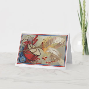 wenskaart op 4 juli kaart