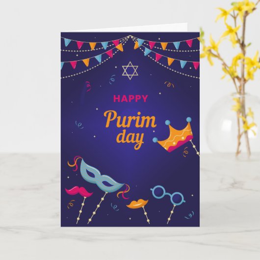 Wenskaart op afkoopdag kaart (Gele Bloem)