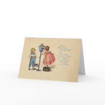 Wenskaart op de geboorte