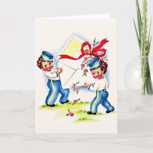 Wenskaart op de geboorte Kaart (Voorkant)