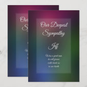 Wenskaart op maat gesneden sympathikaart (Voorkant / Achterkant)