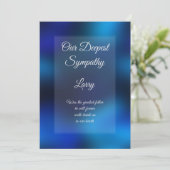 Wenskaart op maat gesneden sympathikaart (Staand voorkant)