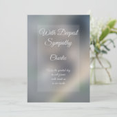 Wenskaart op maat gesneden sympathikaart (Staand voorkant)