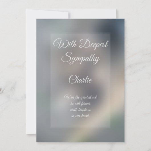 Wenskaart op maat gesneden sympathikaart (Voorkant)